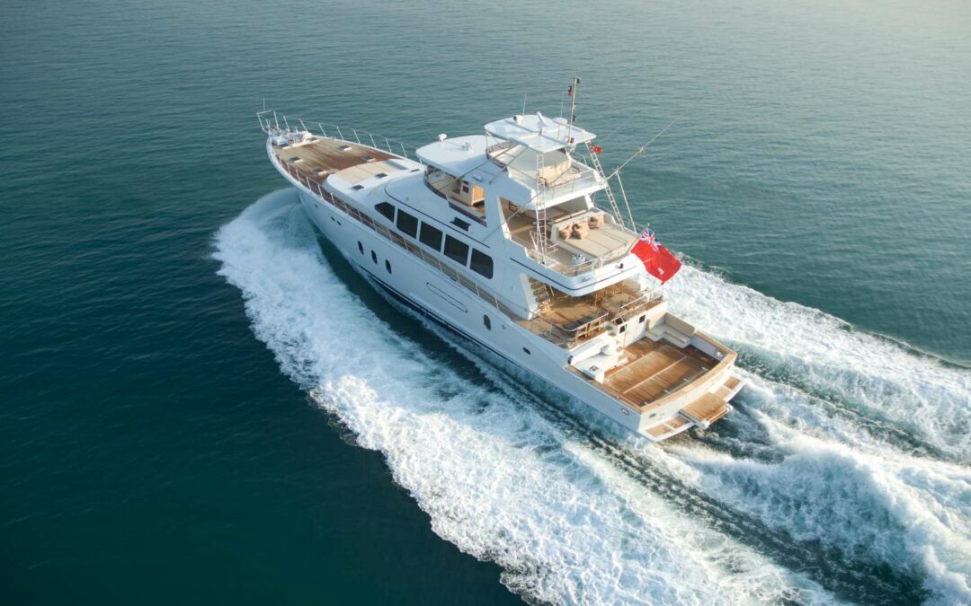 A yacht